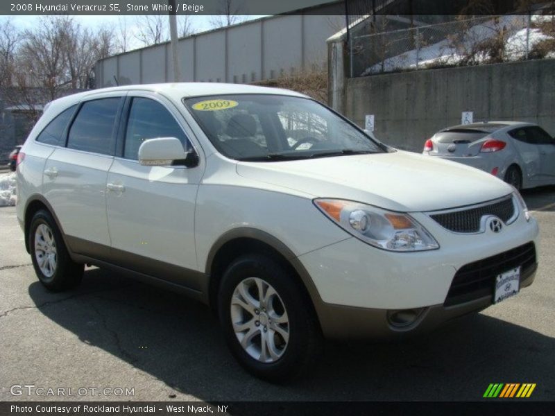 Stone White / Beige 2008 Hyundai Veracruz SE