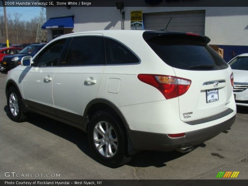 Stone White / Beige 2008 Hyundai Veracruz SE