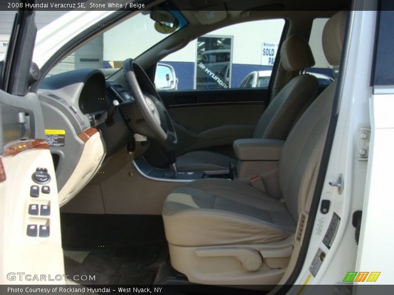 Stone White / Beige 2008 Hyundai Veracruz SE