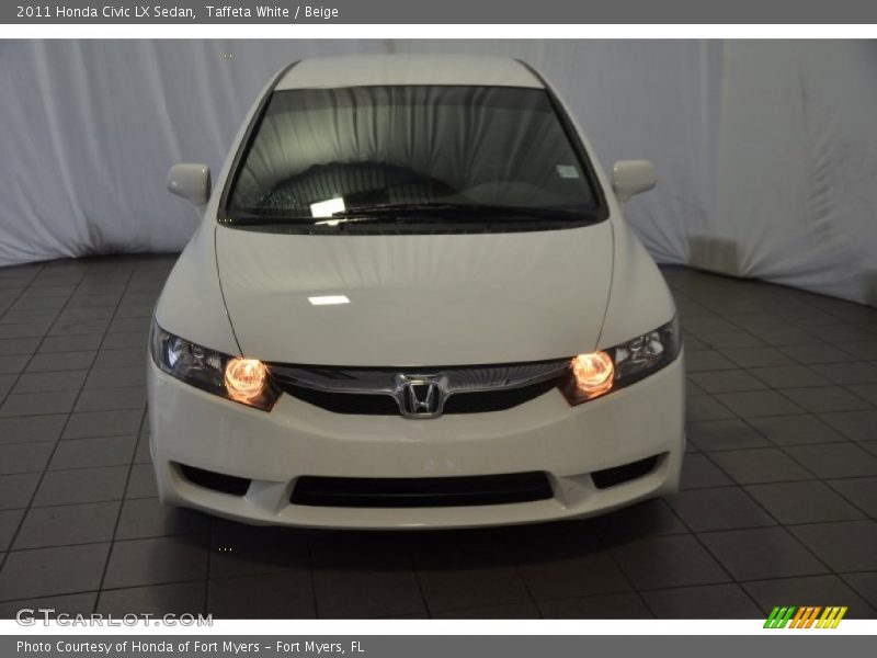 Taffeta White / Beige 2011 Honda Civic LX Sedan