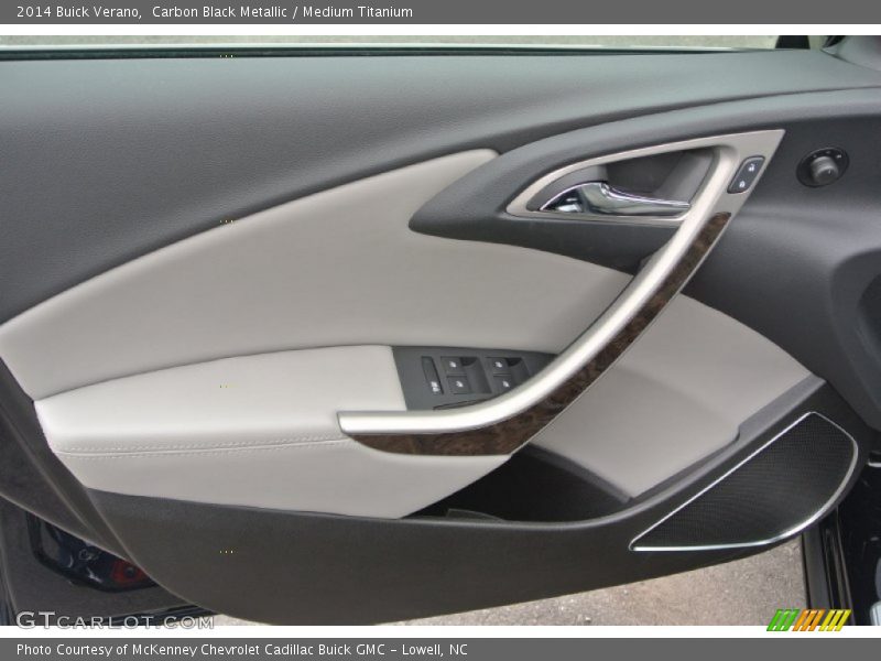 Carbon Black Metallic / Medium Titanium 2014 Buick Verano