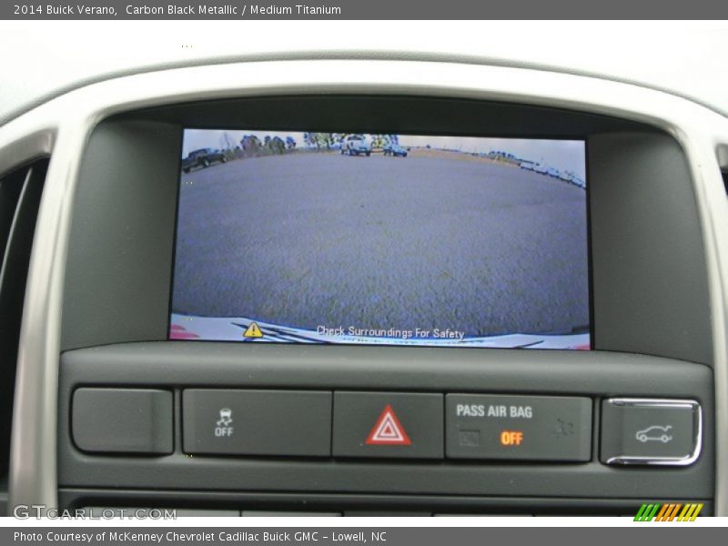 Carbon Black Metallic / Medium Titanium 2014 Buick Verano
