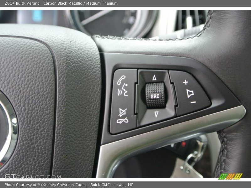 Carbon Black Metallic / Medium Titanium 2014 Buick Verano