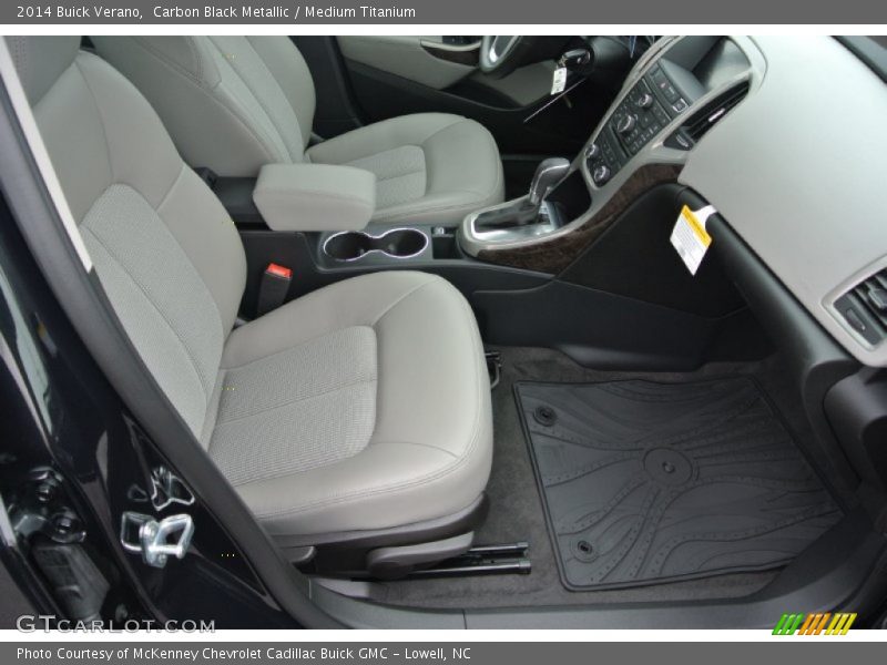 Carbon Black Metallic / Medium Titanium 2014 Buick Verano