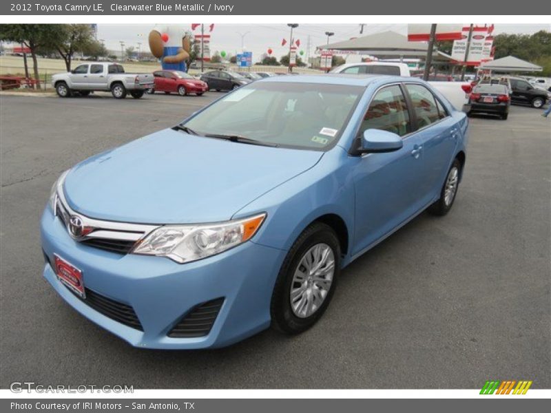 Clearwater Blue Metallic / Ivory 2012 Toyota Camry LE