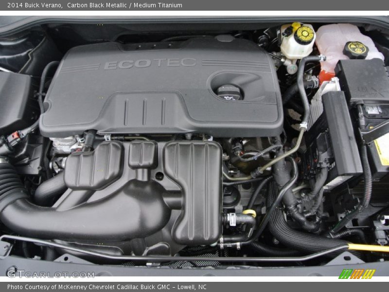 Carbon Black Metallic / Medium Titanium 2014 Buick Verano