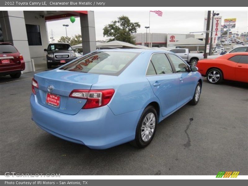 Clearwater Blue Metallic / Ivory 2012 Toyota Camry LE