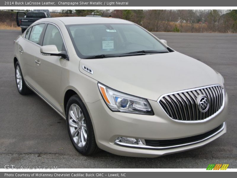 Champagne Silver Metallic / Light Neutral 2014 Buick LaCrosse Leather