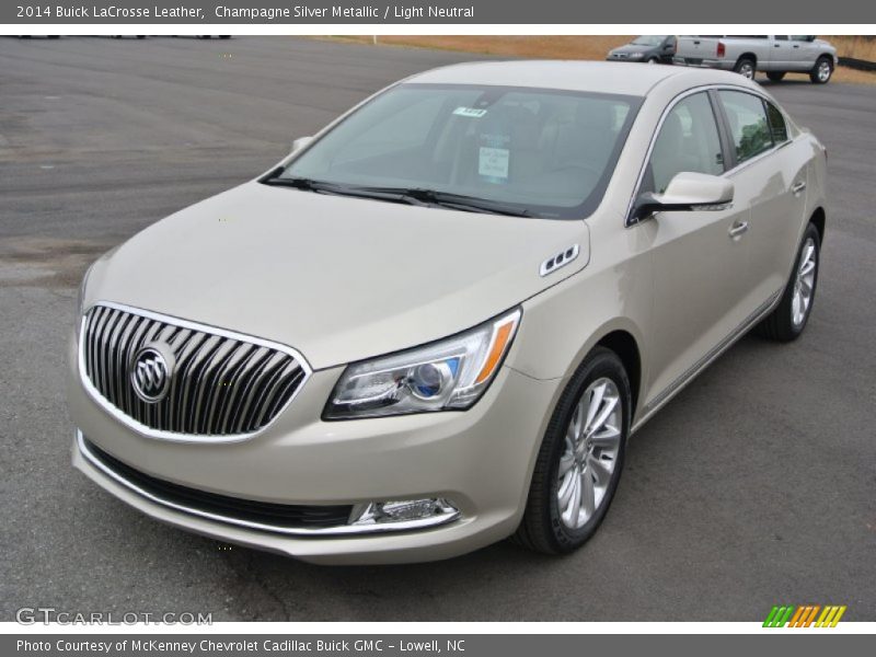 Champagne Silver Metallic / Light Neutral 2014 Buick LaCrosse Leather
