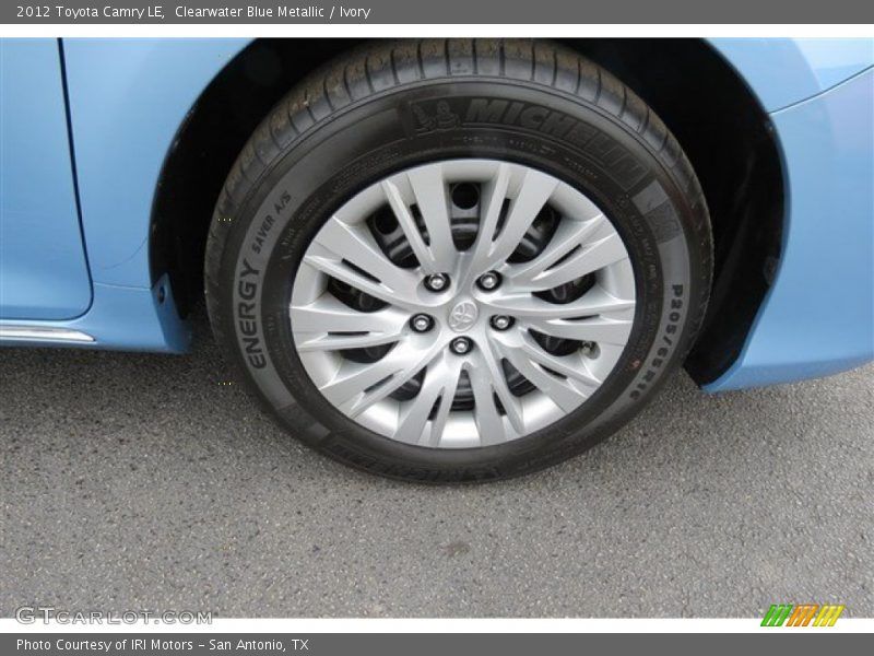 Clearwater Blue Metallic / Ivory 2012 Toyota Camry LE