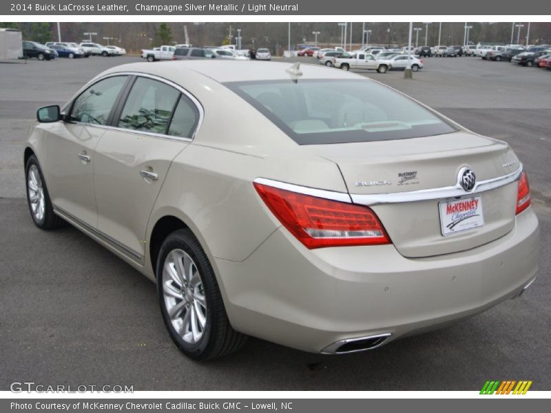 Champagne Silver Metallic / Light Neutral 2014 Buick LaCrosse Leather