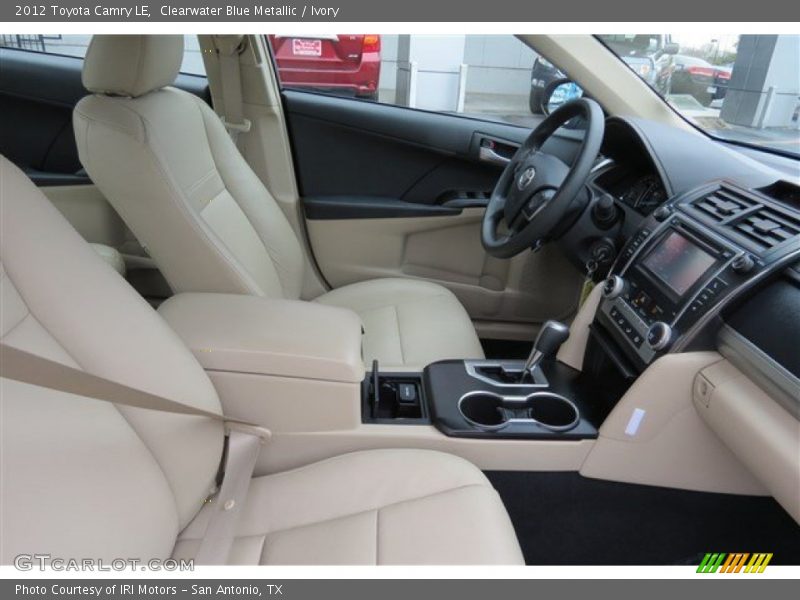Clearwater Blue Metallic / Ivory 2012 Toyota Camry LE