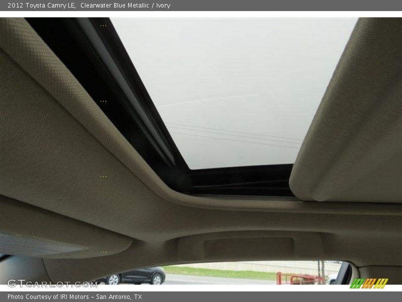 Clearwater Blue Metallic / Ivory 2012 Toyota Camry LE