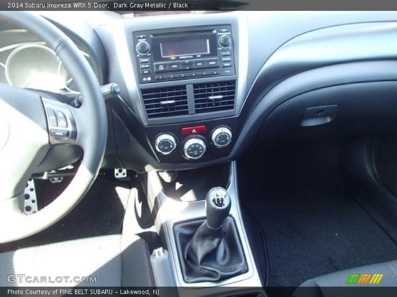 Dark Gray Metallic / Black 2014 Subaru Impreza WRX 5 Door