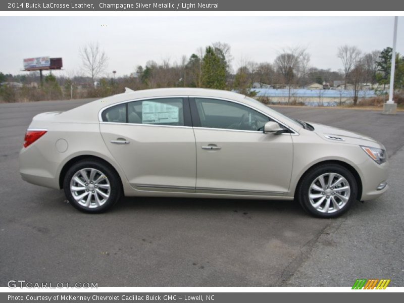 Champagne Silver Metallic / Light Neutral 2014 Buick LaCrosse Leather