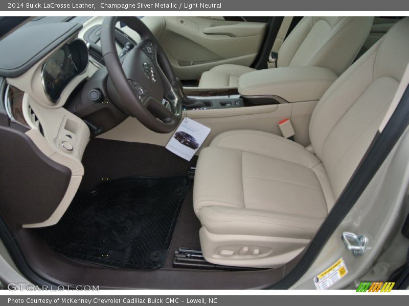 Champagne Silver Metallic / Light Neutral 2014 Buick LaCrosse Leather
