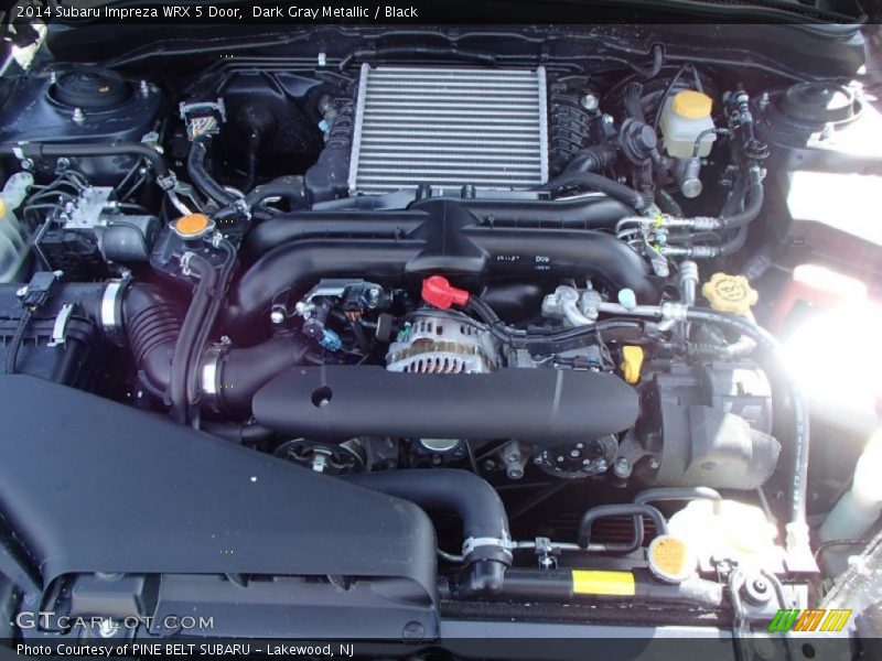 Dark Gray Metallic / Black 2014 Subaru Impreza WRX 5 Door