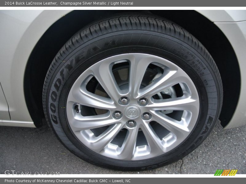 Champagne Silver Metallic / Light Neutral 2014 Buick LaCrosse Leather