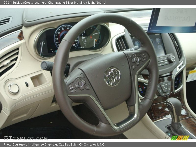Champagne Silver Metallic / Light Neutral 2014 Buick LaCrosse Leather