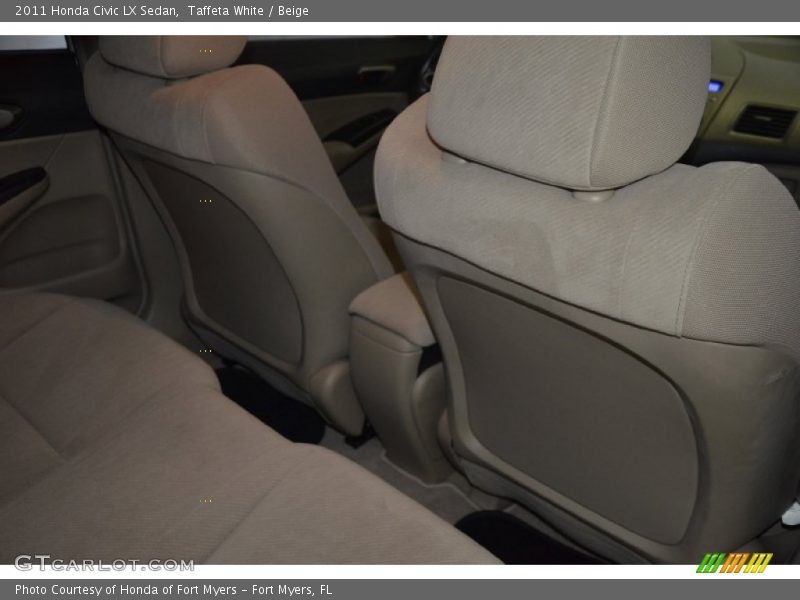 Taffeta White / Beige 2011 Honda Civic LX Sedan