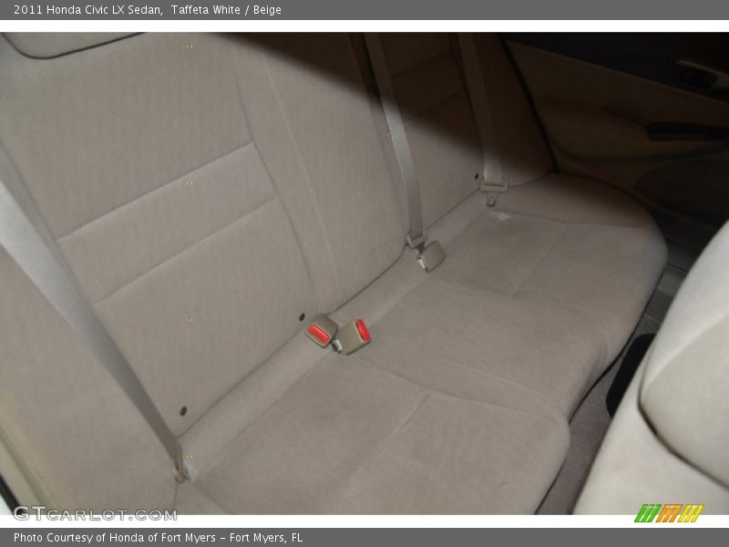 Taffeta White / Beige 2011 Honda Civic LX Sedan