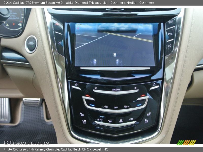 White Diamond Tricoat / Light Cashmere/Medium Cashmere 2014 Cadillac CTS Premium Sedan AWD