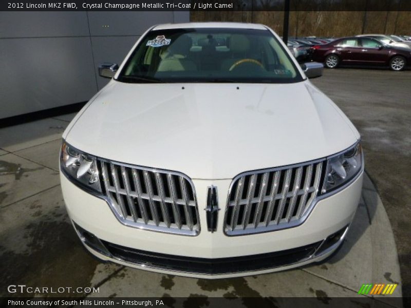 Crystal Champagne Metallic Tri-Coat / Light Camel 2012 Lincoln MKZ FWD