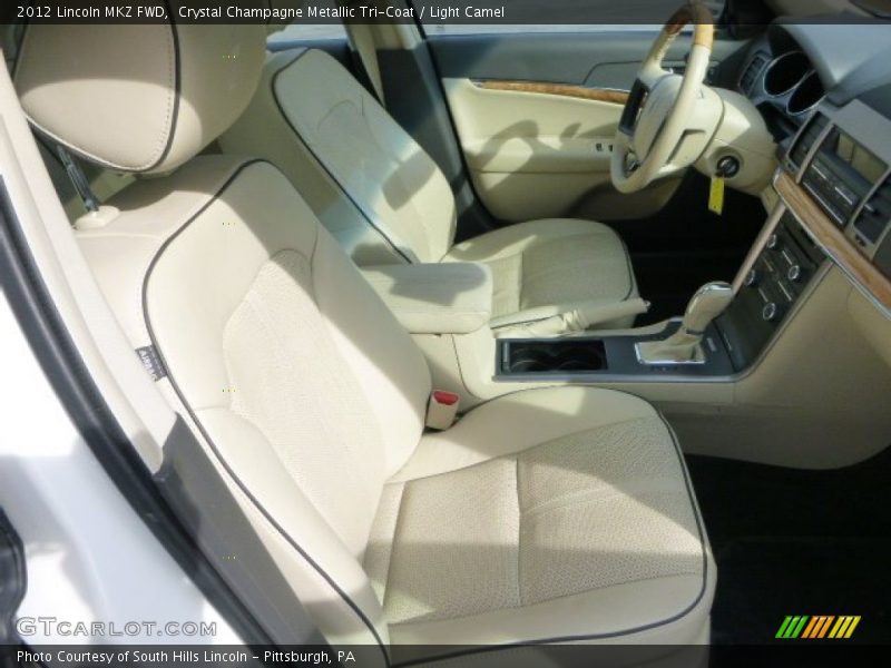 Crystal Champagne Metallic Tri-Coat / Light Camel 2012 Lincoln MKZ FWD