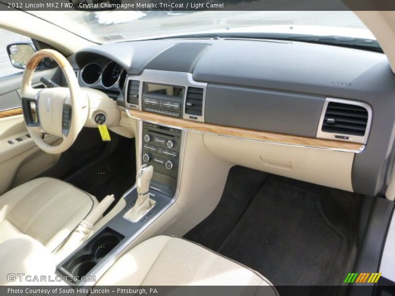 Crystal Champagne Metallic Tri-Coat / Light Camel 2012 Lincoln MKZ FWD