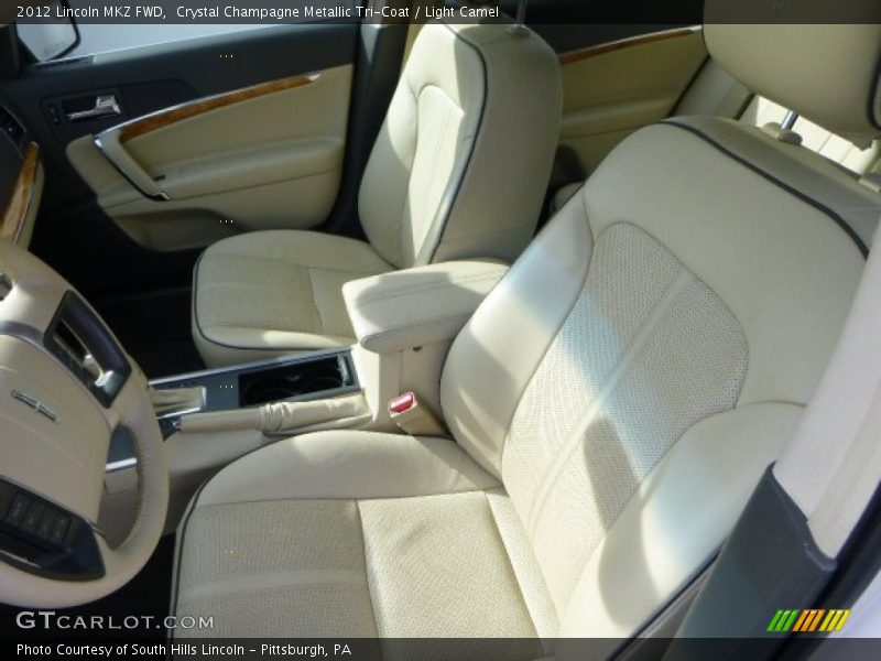 Crystal Champagne Metallic Tri-Coat / Light Camel 2012 Lincoln MKZ FWD