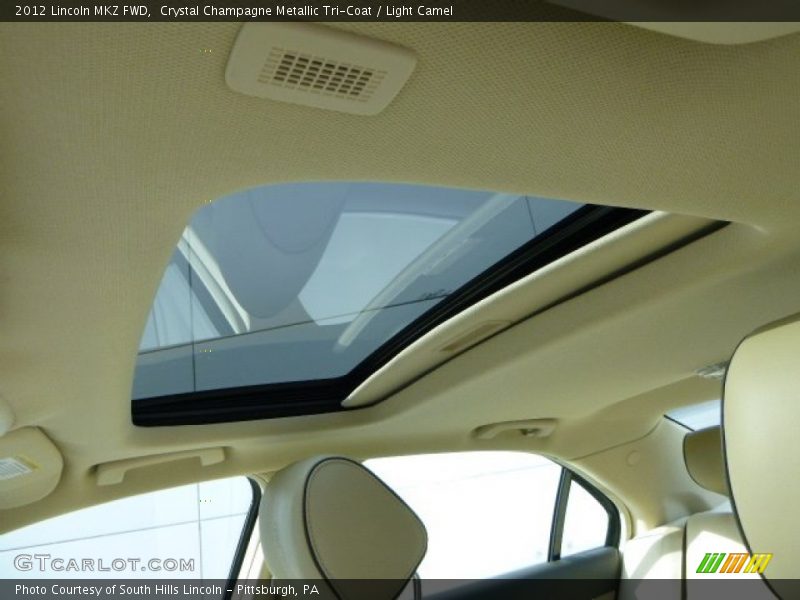 Crystal Champagne Metallic Tri-Coat / Light Camel 2012 Lincoln MKZ FWD