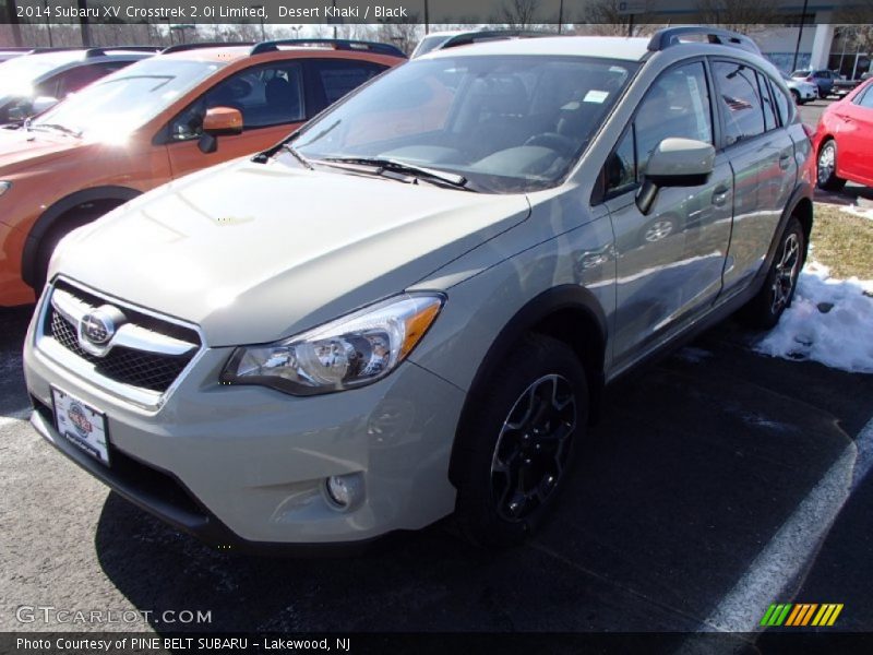 Desert Khaki / Black 2014 Subaru XV Crosstrek 2.0i Limited