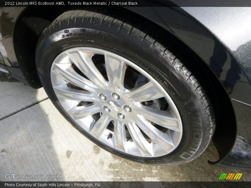 Tuxedo Black Metallic / Charcoal Black 2012 Lincoln MKS EcoBoost AWD