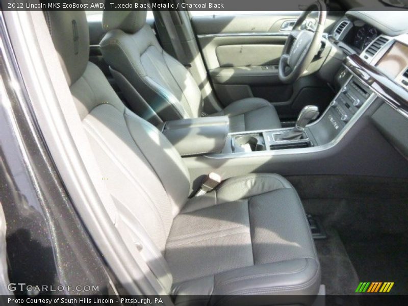 Tuxedo Black Metallic / Charcoal Black 2012 Lincoln MKS EcoBoost AWD