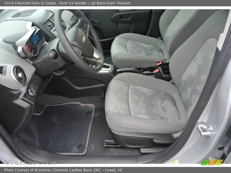 Front Seat of 2014 Sonic LS Sedan
