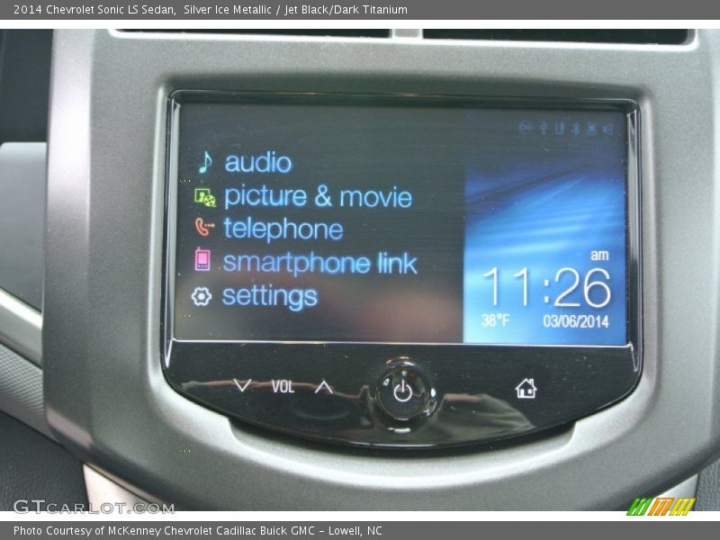 Silver Ice Metallic / Jet Black/Dark Titanium 2014 Chevrolet Sonic LS Sedan