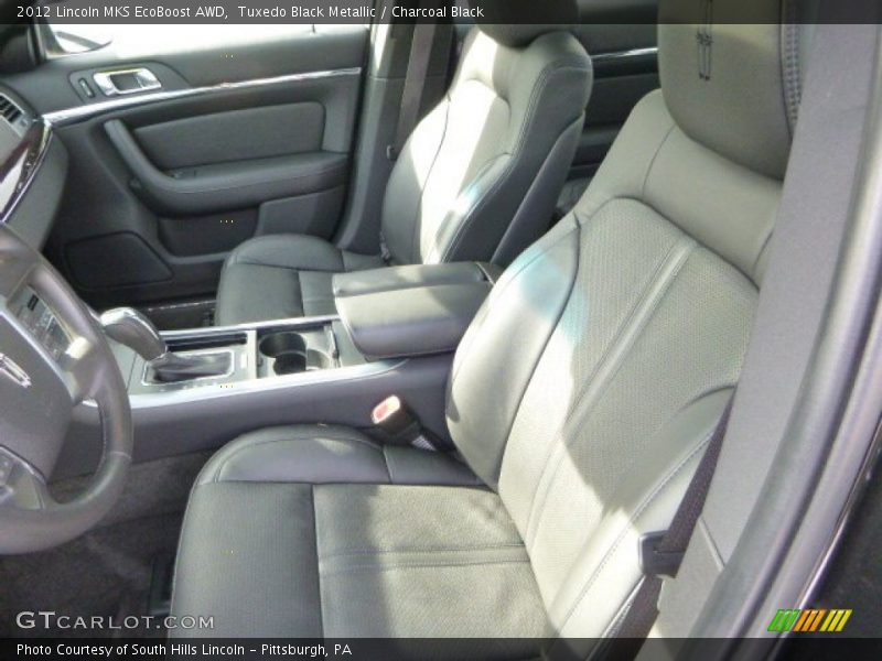 Tuxedo Black Metallic / Charcoal Black 2012 Lincoln MKS EcoBoost AWD