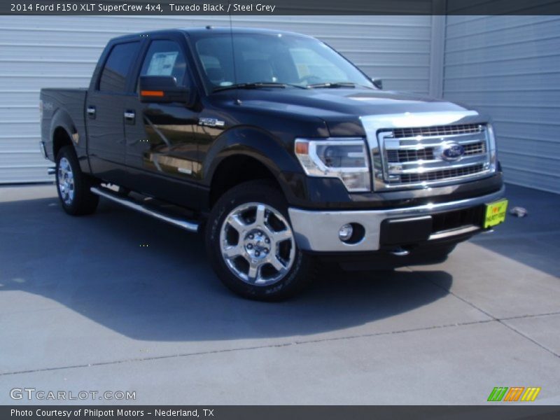 Tuxedo Black / Steel Grey 2014 Ford F150 XLT SuperCrew 4x4