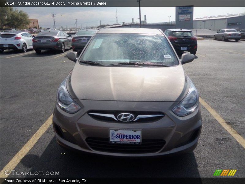 Mocha Bronze / Beige 2014 Hyundai Accent GLS 4 Door