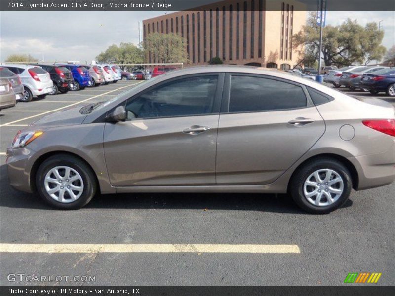 Mocha Bronze / Beige 2014 Hyundai Accent GLS 4 Door