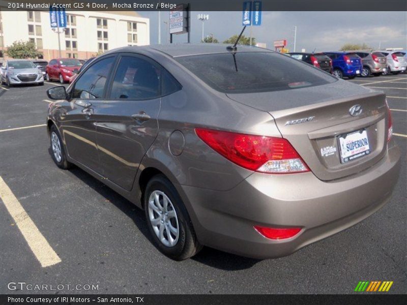 Mocha Bronze / Beige 2014 Hyundai Accent GLS 4 Door