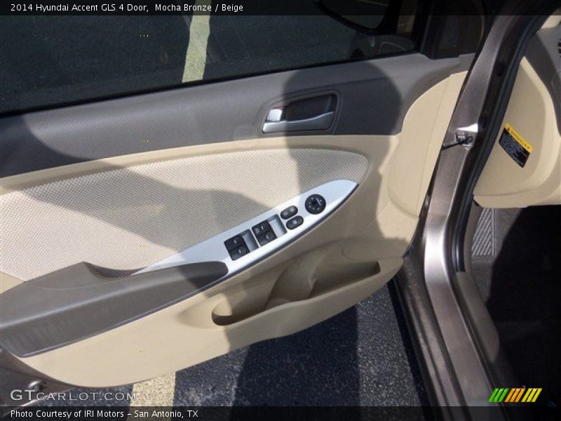 Mocha Bronze / Beige 2014 Hyundai Accent GLS 4 Door