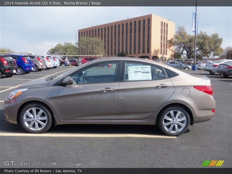 Mocha Bronze / Beige 2014 Hyundai Accent GLS 4 Door