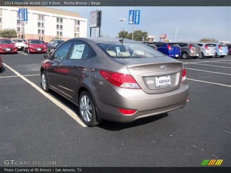 Mocha Bronze / Beige 2014 Hyundai Accent GLS 4 Door