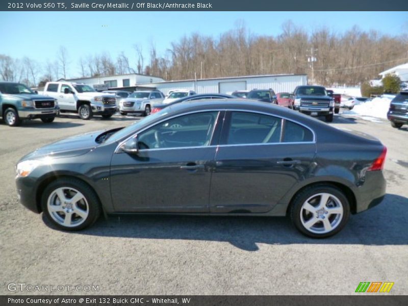 Saville Grey Metallic / Off Black/Anthracite Black 2012 Volvo S60 T5