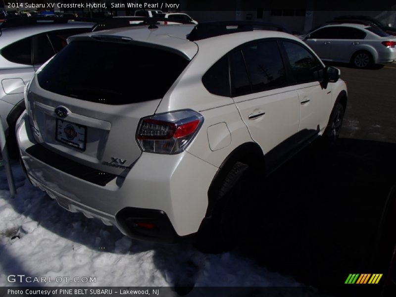 Satin White Pearl / Ivory 2014 Subaru XV Crosstrek Hybrid