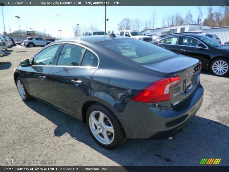 Saville Grey Metallic / Off Black/Anthracite Black 2012 Volvo S60 T5