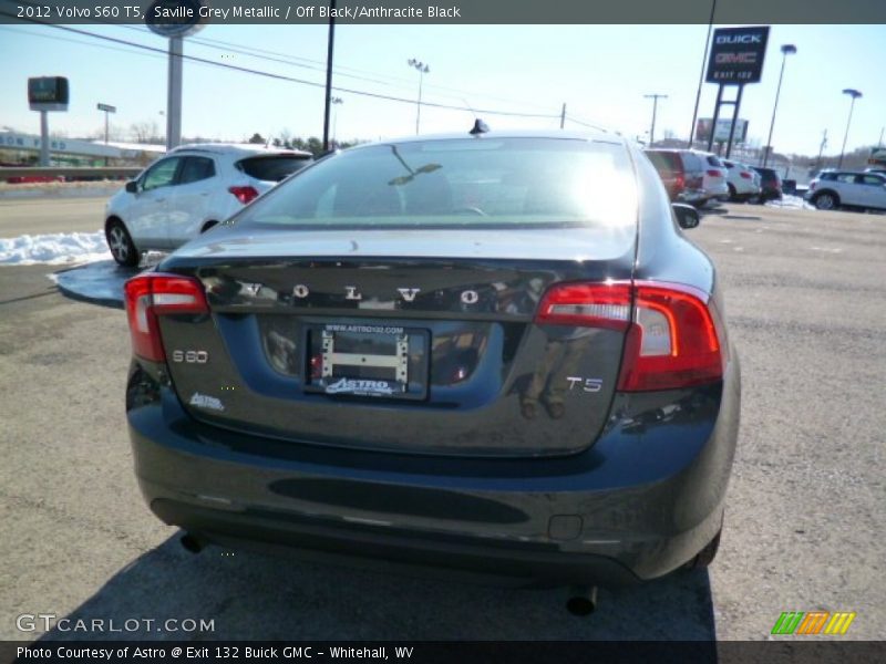 Saville Grey Metallic / Off Black/Anthracite Black 2012 Volvo S60 T5