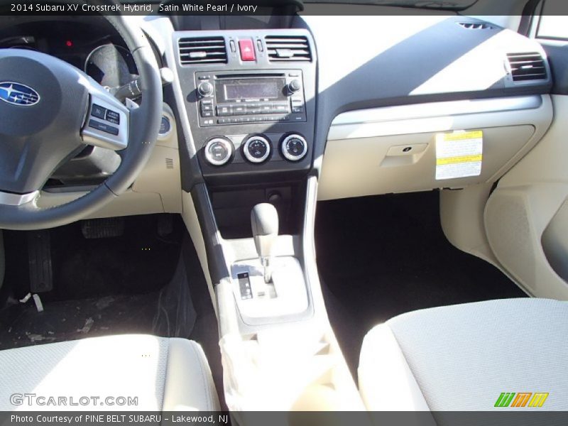 Satin White Pearl / Ivory 2014 Subaru XV Crosstrek Hybrid