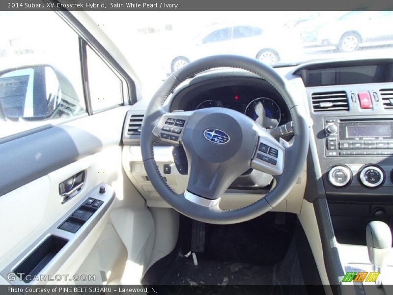 Satin White Pearl / Ivory 2014 Subaru XV Crosstrek Hybrid